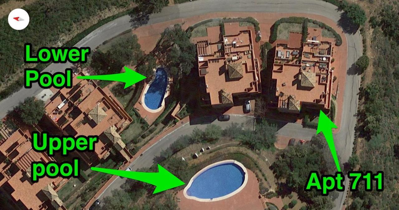Bright Apartment In The Hills Of Elviria Малага Экстерьер фото